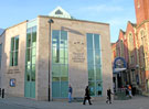 View: c03331 Central United Reformed Church, Norfolk Street with Chapel Walk (right)