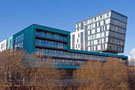 View across the River Don towards Wicker showing North Bank Offices and Apartments from Blonk street 