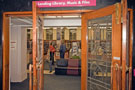 Celebration of Central Library refurbishments, entrance to Lending, Music and Film Library