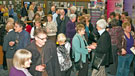 Celebration of Central Library refurbishments, Local Studies Library with Councillor Sylvia Dunkley in turquoise jacket right