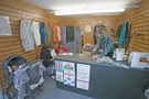 Castle Market, interior of tailoring and alterations shop