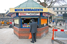 Newspaper kiosk at the bottom of the Moor