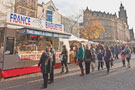 Stall at the Continental Market, Fargate