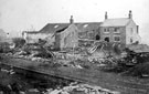View: s00575 Sheffield Flood, remains of Upper Wheel, owned by George Hawksley (often referred to as Hawksley's Wheel), River Loxley, Owlerton