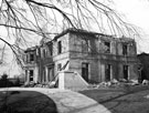 View: s01058 Maud Maxfield Day School for the Deaf, East Bank Road, after the air raids. Formerly East Hill House