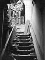 View: s01060 Staircase in Maud Maxfield Day School for the Deaf, East Bank Road, after the air raids. Formerly East Hill House