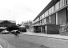 View: s01922 Setts Market and Sheaf Market, Exchange Street, Granary Warehouse in distance