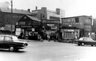 View: s01966 Sheaf Market, (Rag an' Tag) entrance at corner of Sheaf Street and Commercial Street