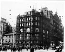 Marples Hotel, Fitzalan Square/High Street, No. 4 Fitzalan Square, Fisher, Son and Sibray Ltd., nurserymen, left