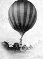 Balloon ascent by three men