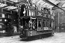 View: s03246 Royal visit of King Edward VII and Queen Alexandra. Decorated tram