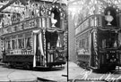 View: s03248 Royal visit of King Edward VII and Queen Alexandra. Decorated tram