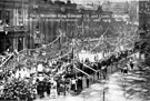 View: s03296 Church Street decorated for royal visit of King Edward VII and Queen Alexandra