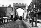 View: s03327 Decorative arch, West Street for the royal visit of King Edward VII and Queen Alexandra