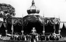 View: s03345 Royal visit of King Edward VII and Queen Alexandra. The Dais at the University of Sheffield