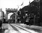 View: s03361 Decorative arch on West Street for the royal visit of King Edward VII and Queen Alexandra