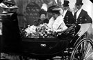 View: s03828 Princess Henry of Battenburg, leaving Sheffield Midland railway station for the unveiling of Queen Victoria's Statue