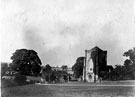 Beauchief Abbey and cottages referred to on early maps as the Lodge