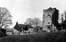 Beauchief Abbey and cottages referred to on early maps as the Lodge