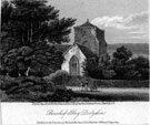 Beauchief Abbey, off Abbey Lane. Founded by Robert Fitz Ranulf, Lord of Alfreton, around 1183. After the Dissolution in 1537, the site became the property of Sir Nicholas Strelley. The tower, although original, has lost its top storey and west window