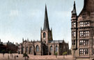 View: s04522 Cathedral Church of SS. Peter and Paul, Church Street, Pawson and Brailsford, printers, Parade Chambers, No. 1, High Street