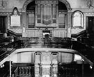 Interior of Queen Street Congregational Chapel