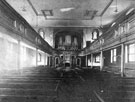 Interior of Norfolk Street Wesleyan Chapel