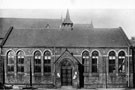 United Methodist Free Church, Clifton Street, Carbrook with St. Bartholomews in the background