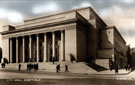 View: s05183 Newly built City Hall, from Barker's Pool. Opened 1932. Containing 6 halls, named the Oval, Memorial, Mezzanine, North, Central and South