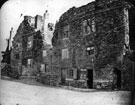 North view of Sheffield Manor House Ruins, at this time 'converted' into cottages