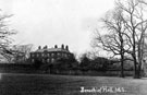 Beauchief Hall, built 1671, by Edward Pegge, High Sheriff of Derbyshire in 1664, for his son, using stones from ruined Beauchief Abbey. Held by Edward Pegge's descendants until 1909. Later occupied by A. Kingsford Wilson, former Master Cutler