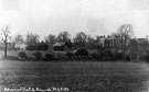 Beauchief Hall and grounds, formerly set in 57 acres of land. Stables in centre