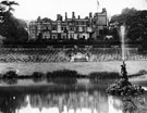 Thornbridge Hall and fountain