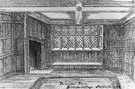 View: s05446 Drawing of principal room in Bishops' House, Meersbrook Park, off Norton Lees Lane