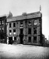 Broadbent House, also known as 'The Old Banker's House', No. 3 Hartshead, Figtree Lane, right, St. Peter's Close under arch, Campo Lane, left