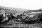 Hurlfield House, to the right of house is Hurlfield Farm and Buck Woods, Meersbrook beyond