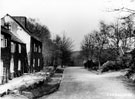 Ivy Cottages, Bowser Bottom, next to Wire Mill Dam, looking towards Whiteley Wood Road