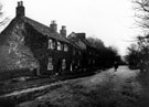 Ivy Cottages, Bowser Bottom, next to Wire Mill Dam, looking towards Whiteley Wood Road