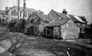 Former Bly's Blacksmith Shop, junction of Lydgate Lane and Tapton Hill Road, Lydgate Lane School in background