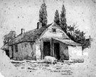 Old Cottage at Cockshutts Farm (also known as Fawcett's Farm), Norton Lees. Later demolished