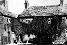 Cottages at Heeley Green showing pump yard