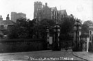 Sheffield University and Godfrey Sykes Gates, from Weston Street