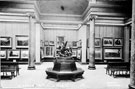 Mappin Art Gallery showing the central gallery, 75 feet by 39 feet, having a cupola in the centre and supported by eight columns of Irish red marble