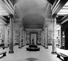 Mappin Art Gallery showing the central gallery, 75 feet by 39 feet, having a cupola in the centre and supported by eight columns of Irish red marble