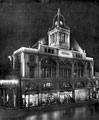 Illuminated facade of Kemsley House, Sheffield Telegraph and Star Newspaper Offices, High Street