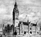 Town Hall, Town Hall Square, Front, Tower and North Side