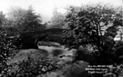 Mill Bridge, Ewden Valley (incorrect wording on postcard), also known as Pack Horse Bridge