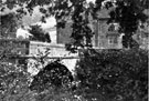 Derwent Packhorse Bridge, Derwent Village, now at Slippery Stones, Bridge End Farm in background