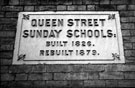 Queen Street Sunday Schools Plaque