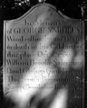 Inscription of George Yardley, charcoal burners grave, Ecclesall Woods